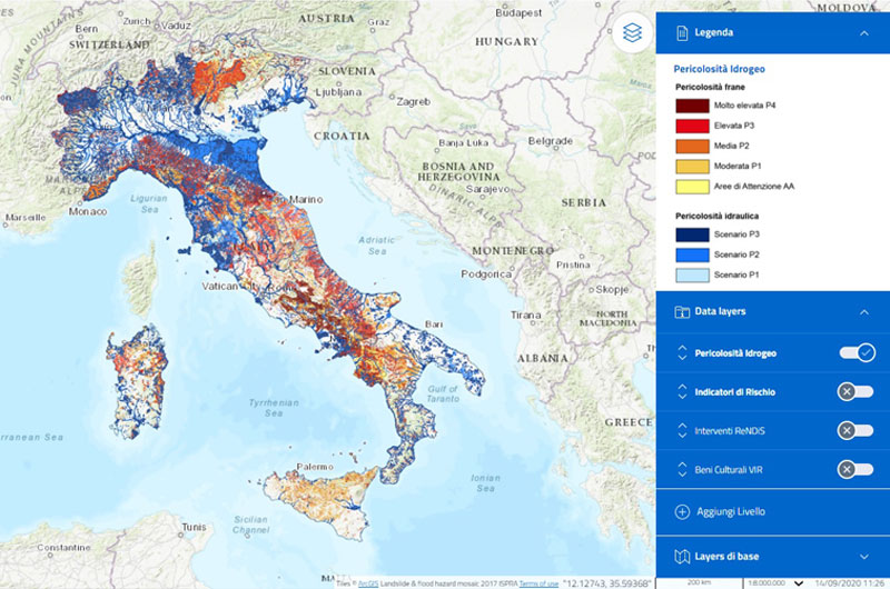 IdroGEO: la piattaforma italiana sul dissesto idrogeologico