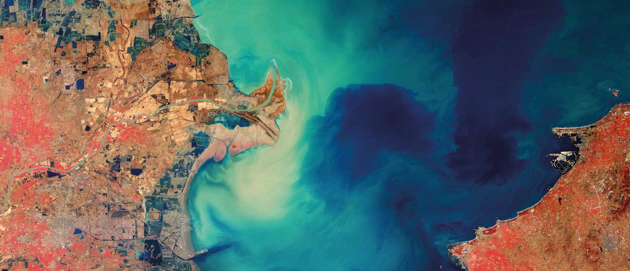 ESA - Immagine della settimana: Earth from Space, Baia di Laizhou (25 aprile 2021)