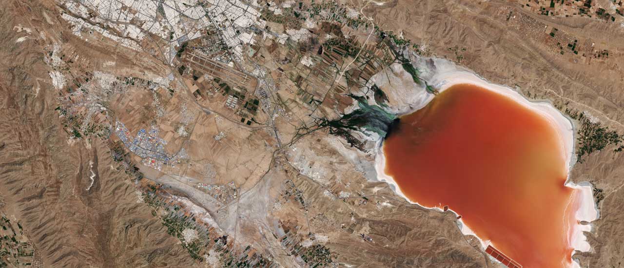 ESA - Immagine della settimana: Earth from Space, Lago Maharloo (17 settembre 2021)